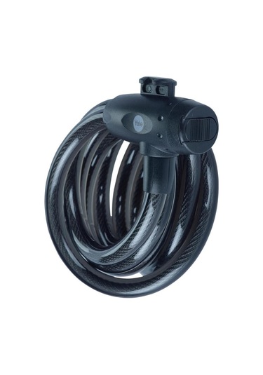 Yale Essential Kablolu Bisiklet Kilidi 12mm - Anahtarlı Gri