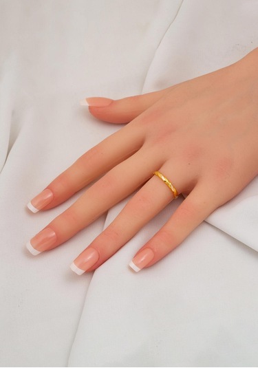 Bilezikci 14 Ayar Altın Burgulu Yüzük Sarı Altın