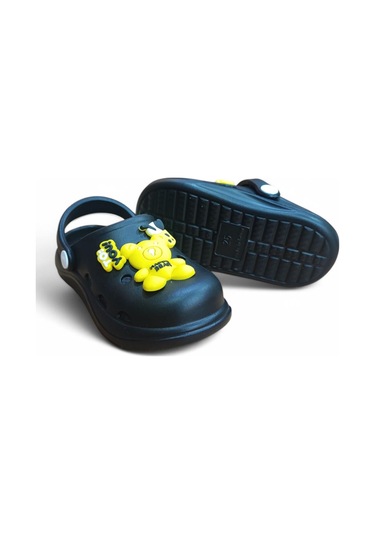 Çocuk Cross Terlik Bahçe Terliği Plaj Sahil Banyo Terliği Siyah