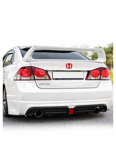 Honda Civic Fd6 2006-2012 Model Uyumlu Kırmızı Bağaj Logo Arka Amblem Oem Kalite