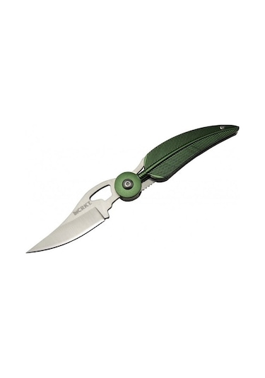 Crkt 6077 Xeaf Green Kızıldereli Tüy Kamp Çakı Yeşil