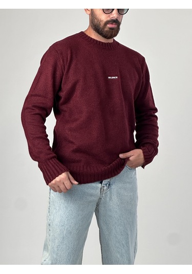 Basic Bordo Erkek Sweatshirt Coc1015 Bordo