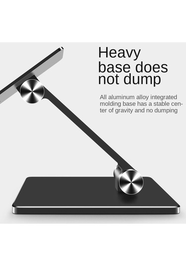 Tongxida Cbtx Mt-134 Ayarlanabilir İpad/huawei/samsung Tablet Standı - Masaüstü Kaymaz Tutucu - Gümüş Gümüş