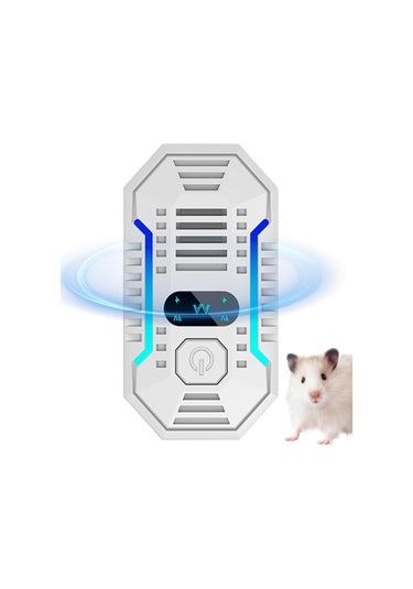 Mufunye Ev İçi Ultrasonik Sinek Kovucu - Banyo Ve Kat Uygun Abs Malzeme Avrupa Standartlı Beyaz Elektrikli Cihaz Beyaz