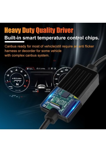 2 Adet H7 H4 Led Far Ampulleri Süper Parlak H11 H3 9005 9006 9012 Hb3 Hb4 H1 Led Canbus Sis Farları Turbo Led Lamba Lens Araba Işık Drl H3