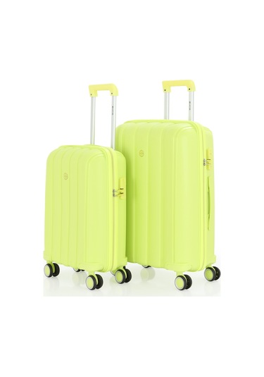 Mçs Polipropilen 2li Valiz Seti Orta & Kabin V305 S21yy1000076-set 00194 Açık Sarı