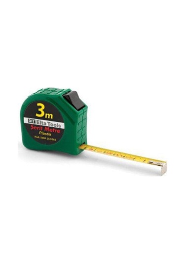 Elta Plastik Stoplu Şerit Metre 3 M