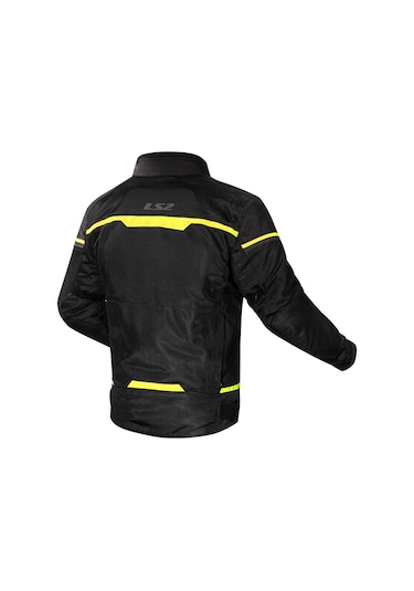Ls2 Riva Mont Siyah - Neon Sarı