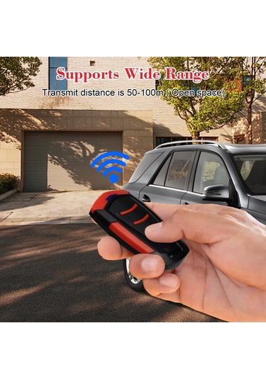 Geekyou Ak-k200427-433mhz 4 Tuşlu Akıllı Kopyalama Kumanda, 433mhz Frekanslı, Kilitler, Perde, Alarm Ve Elektrikli Araçlar İçin Kablosuz Kontrol