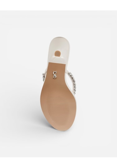 Steve Madden Slater Whıte Kadın Beyaz Terlik Slater