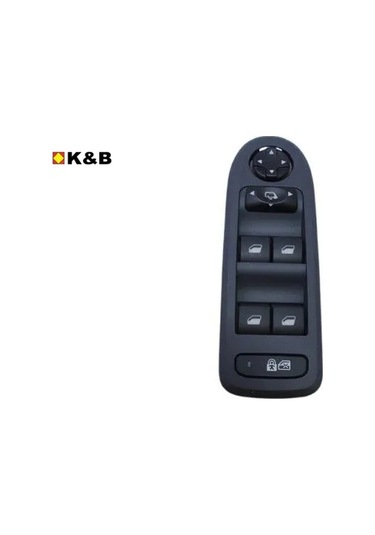 Cam Açma Düğmesi Siyah 308-508-c5 X7 08-10
