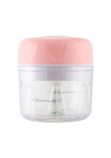 Elektrik Sarımsak Basın Kırıcı Mutfak Pişirme Et Öğütücü Mini Gıda Sebze Kıyıcı Somun Meyve Soğan Pembe Açık Mavi