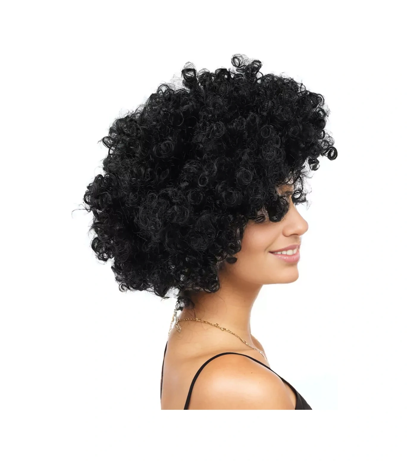 Riota Afro Siyah Kıvırcık Peruk 171228352 Siyah