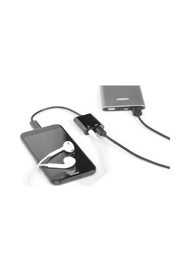 Dıgıtus Usb Type-c Adaptör / Type-c - Usb Type-c + 3,5 Mm Jak