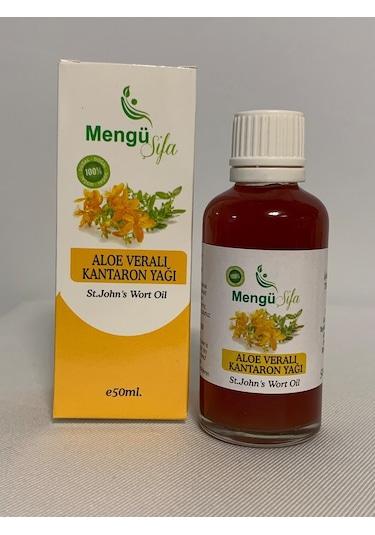 Mengü Şifa Doğal Aloe Veralı Sarı Kantaron Yağı 50 ML