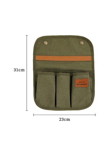 Homyl Koltuk Yan Cep Sandalye Kamp Atıştırmalıkları Yeşil Yeşil Çok Renkli