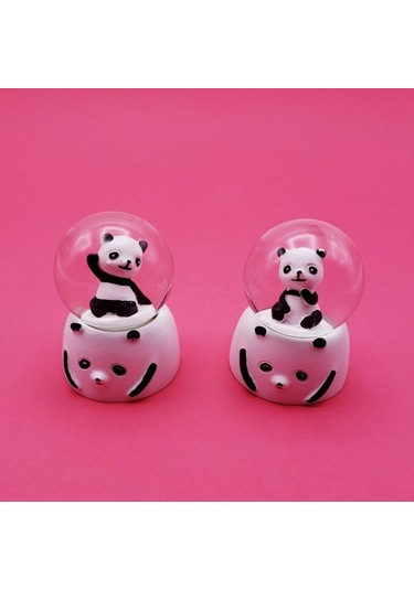 Cosmos E-ticaret Mini Işıklı Panda Kar Küresi