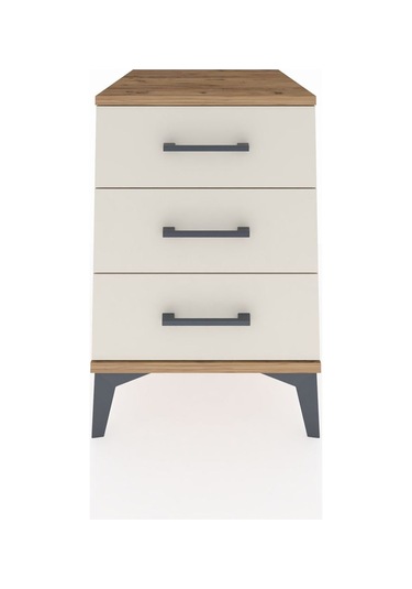 Kronos Komodin 3 Çekmeceli 44x59x64 Çam-aytaşı Çam