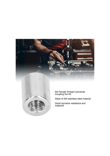 Samdoo 304 Paslanmaz Çelik M4 İç Vida Bağlantı Somunu Seti, 50 Adet, Korozyona Dayanıklı, Ev Dekorasyonu Ve Makine Bakımı İçin