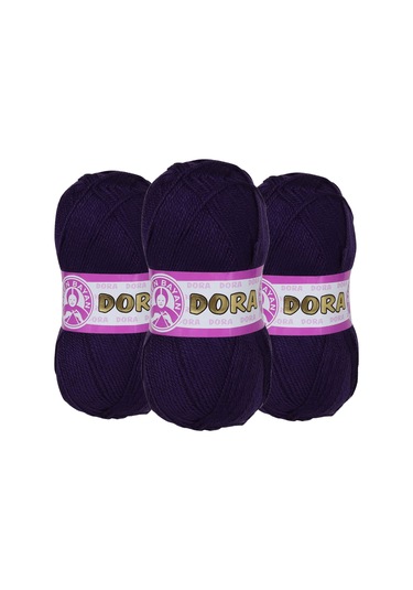 Ören Bayan Dora Mor El Örgü İpi - 060 3lü