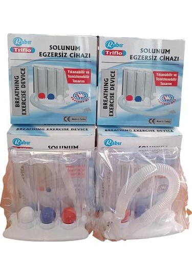 RABIR Triflo Solunum Egzersiz Cihazı Triflo 4 adet