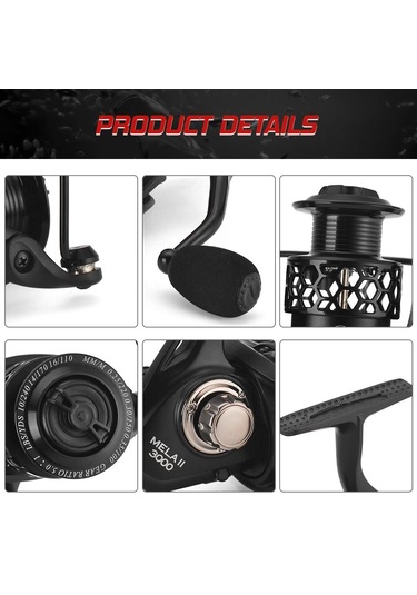 3000 13+1 Bilyalı Rulmanlar İplik Makarası 1000-6000 Serisi Hafif İçi Boş Sazan