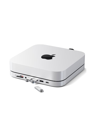 Satechi Mac Mini Stand & Hub Nvme Ssd Gümüş St-gmmshs