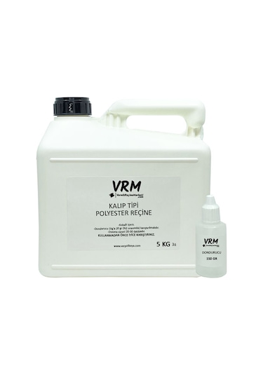 VRM Kalıp Yapım Polyester Reçinesi - 5 KG