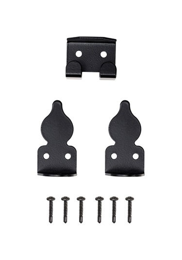 Jokmae Güçlendirilmiş Kapı Kilidi Koruyucusu, 12 İnç, Siyah, Dış Mekan Kapıları İçin