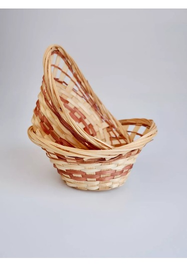 Nika&shop Örgü Sepeti 2'si 1 Arada 229989792 Kahverengi