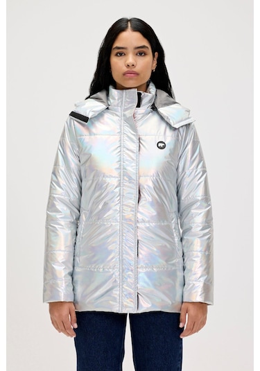 Bad Bear 24.04.15.002 Jolene Puffer Coat Kadın Ceket Sılver