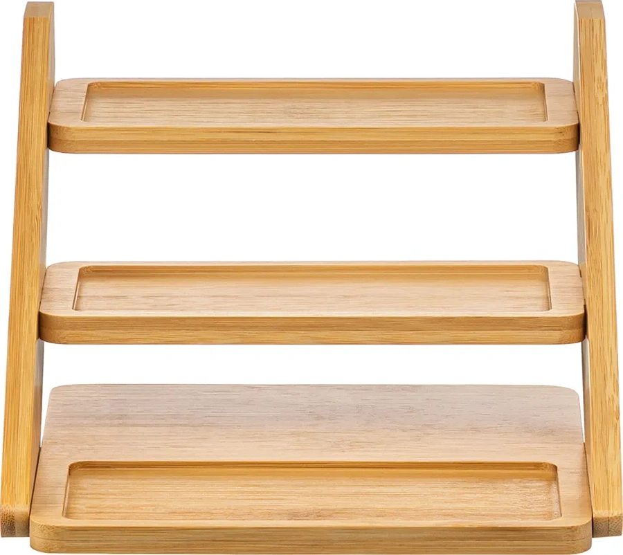 Elan Gallery Bambu Katlı Raf, 3 Katlı, 26x21x13,5 Cm 242287203 Açık Kahverengi