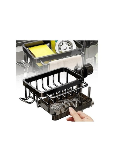 Tongxida Bosphorusboutique Siyah Rafı Mutfak Musluk, Depolama Az Çok Renkli Çok Renkli