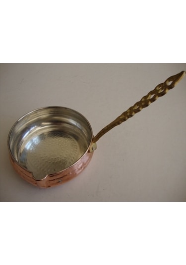 El Yapımı Çekiç Dövme Bakır -Sosluk Büyük Boy 1 Adet