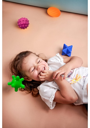 Hugamama Sensory Duyusal Bebek Topları: 6'lı Set