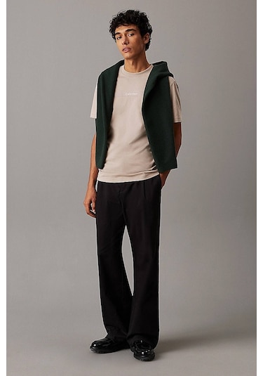 Calvin Klein Erkek Tişört-k10k113791 Haki