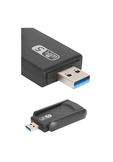 Wifi Adaptörü Bt5.0 Wifi 2'si Bir Arada Çift Bantlı Çift Anten
