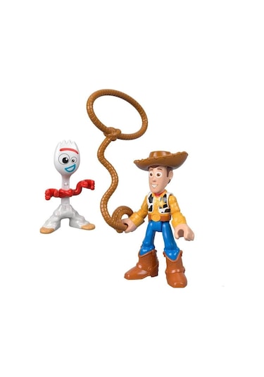 Imaginext Toy Story 4 Ikili Figür Seti 8 Cm - Forky Ve Woody