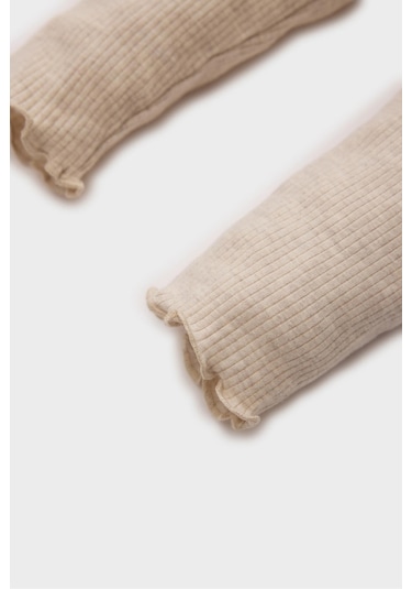 DeFacto Kız Bebek Düz Paça Fitilli Kaşkorse Basic Düz Tayt Z4676A225SPBG777 Bej