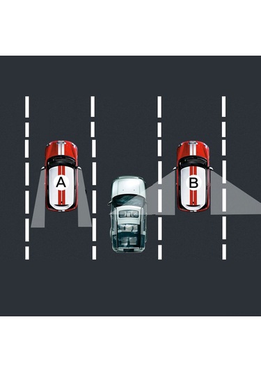 Gajeena 2 Adet 360 Döner Geniş Açıli Hd Cam Kör Nokta Aynası - Araçlar İçin Su Geçirmez, Kolay Kurulum