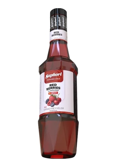 Saphori Acılı Kırmızı Meyveler Aromalı Kokteyl Şurubu 700 Ml