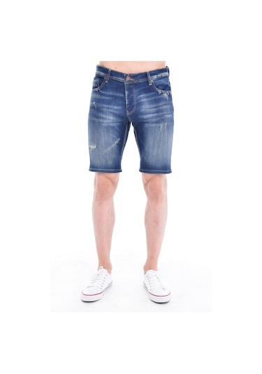 Cedy Denim Erkek Kot Şort Slim Fit Jean Şort - C342 S