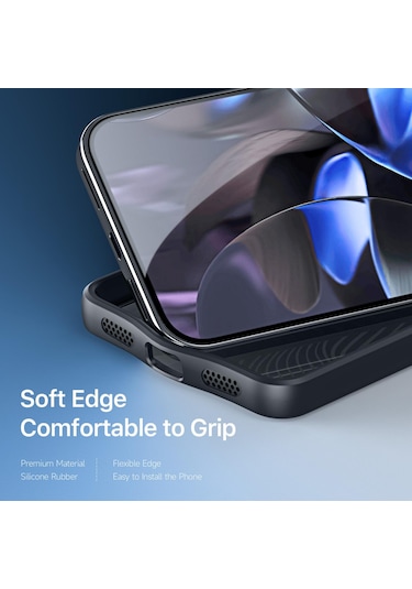 Google Pixel 10 Pro Xl Dux Ducıs Aimo Serisi Tpu Pc Buzlu Hissediyorum Telefon Kılıfı Siyah Siyah