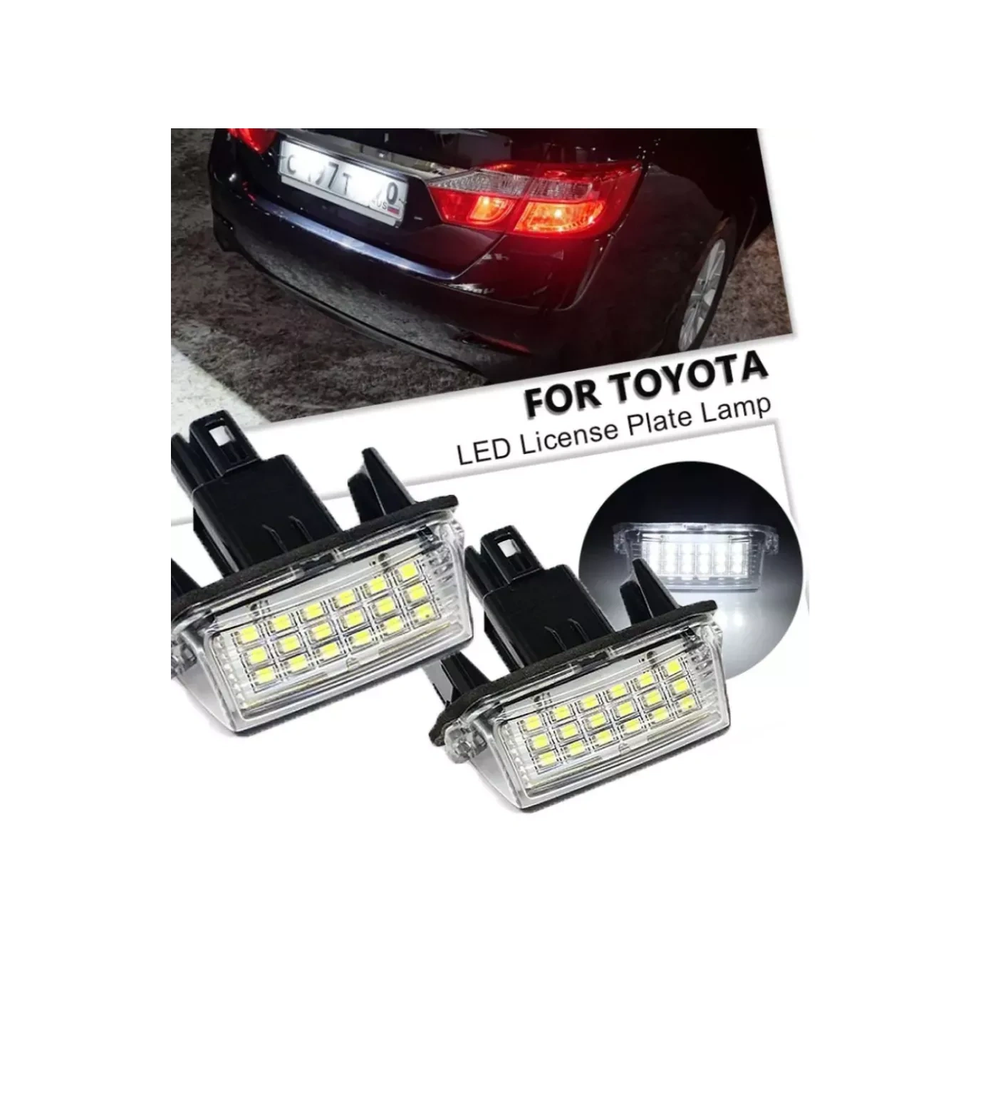 U Mastera Plakka Aydınlatması. Toyota Camry/corolla Prıus/ractıs İçin 2 Adet 238141242