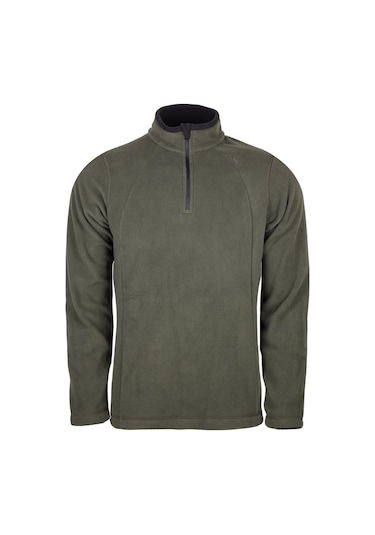 Evolite Fuga Kadın Mikro Polar Sweater - Haki Çok Renkli