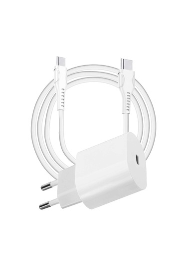 Tonex 25w Pd Type-c To Type-c Kablolu Şarj Aleti Beyaz