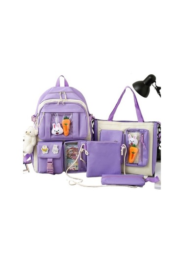 Chen1 Dört Set Ilkokul Öğrencisi Okul Çantası Büyük Kapasiteli Yüksek Değerli Omuz Çantası Diğer