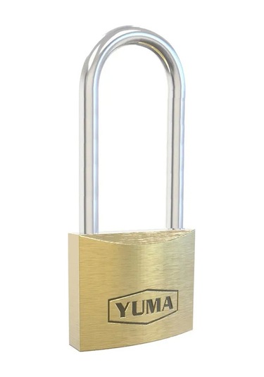 Türk Malı Pirinç Uzun Kancalı Asma Kilit 40 Mm - 9060649014012ynt