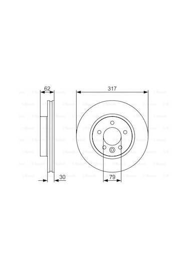 Land Rover Range Rover Sport 2.7Td 2005-2009 Bosch Ön Disk 2 Adet