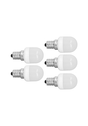 Adet Tavan Lambası 1,5 W Yüksek Sıcaklığa Dayanıklı Beyaz 75 Işık Akısı E12 Tabanlı Led Ampuller Ofis Yatak Odası Koridor Sıcak Işık